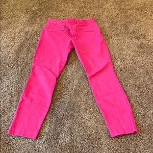 GAP Fuchsia Skinny Ankle Pants